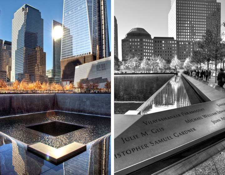 9/11 Memorial fountains