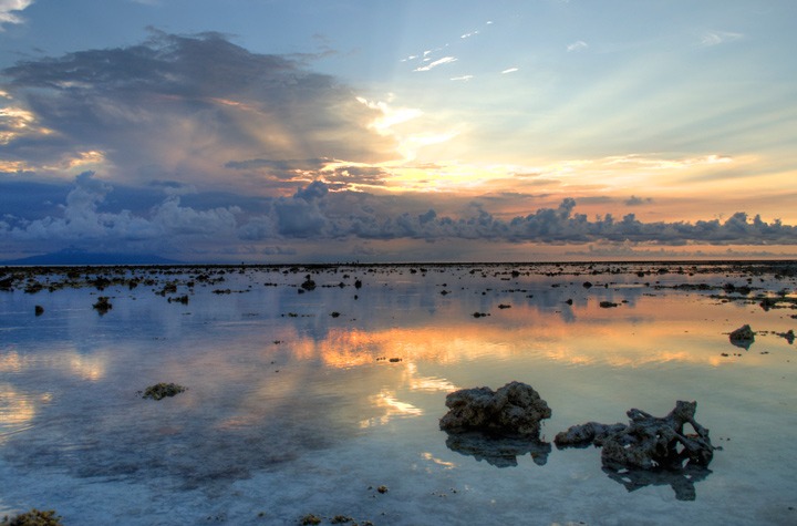 Gili Trawangan beach sunset