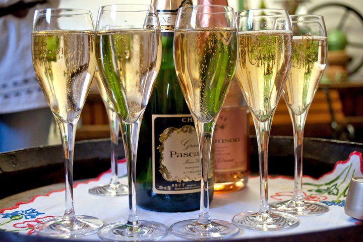 Champagne tasting