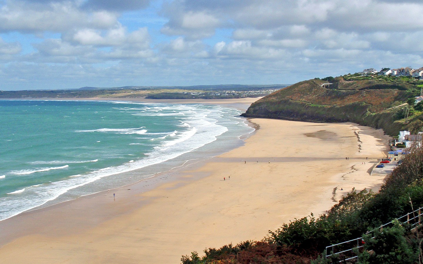Train views in Cornwall, England