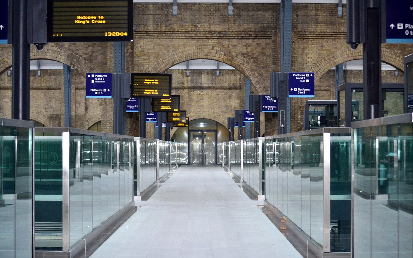 King's Cross Train station in London