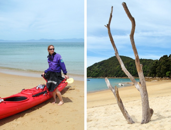 Abel Tasman National Park by sea kayak