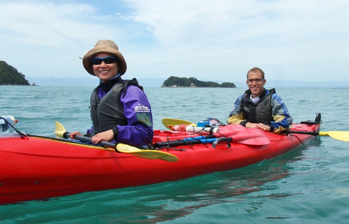 Abel Tasman National Park by sea kayak