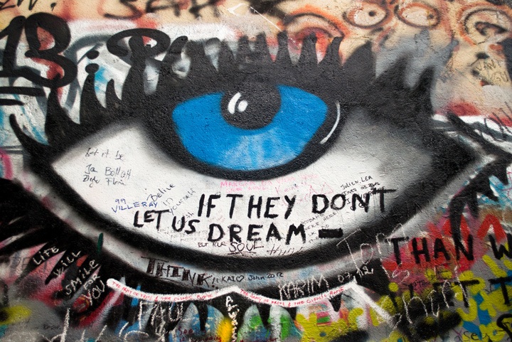 Prague's John Lennon Wall    In Pictures – On The Luce Travel Blog