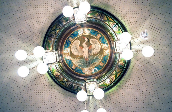 American Bar Art Nouveau light