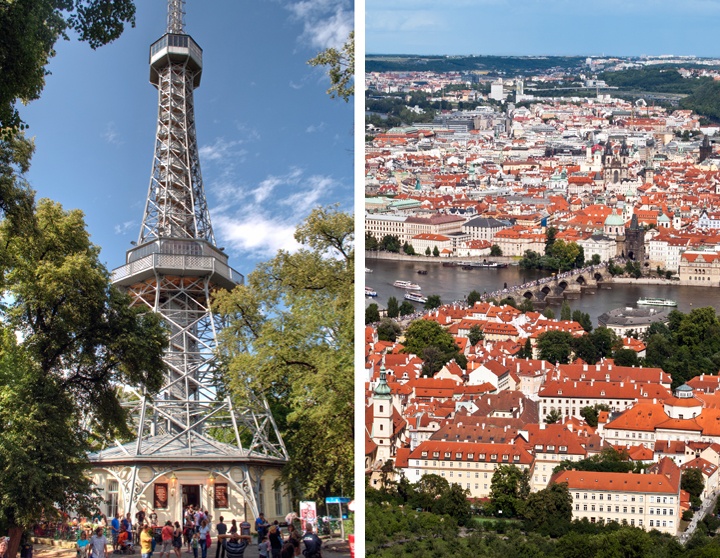 Petrin Tower in Prague