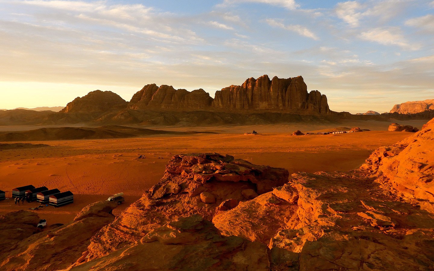 Sunset at Wadi Rum in Jordan