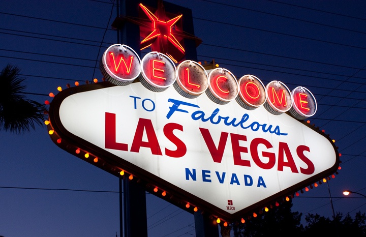 Las Vegas sign, USA