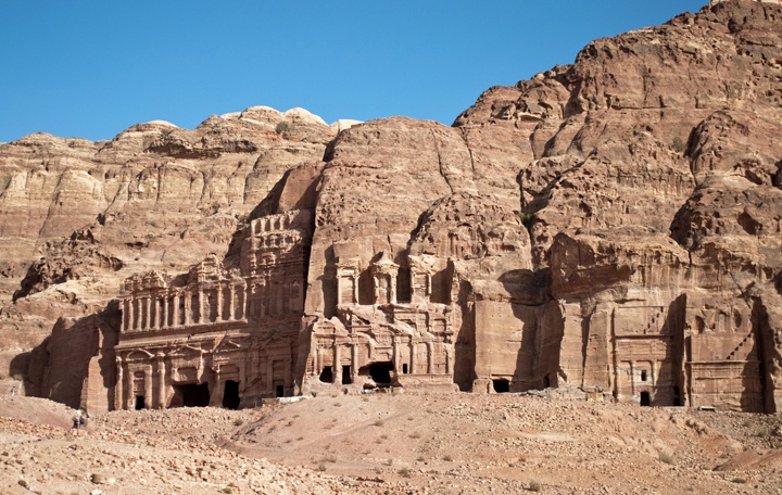 The Royal Tombs in Petra, Jordan
