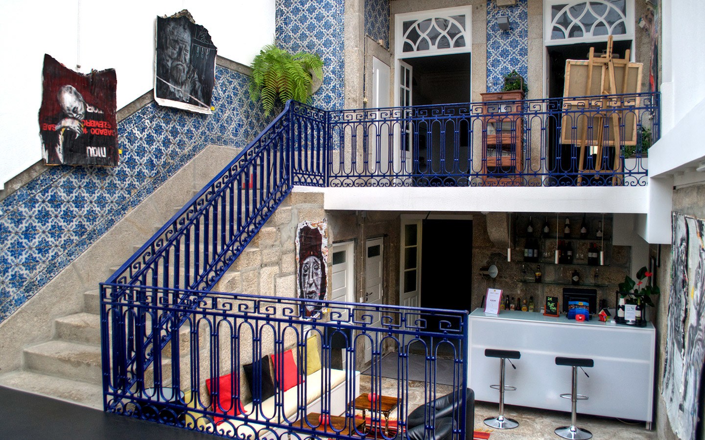 The boutique Gallery Hostel in Porto