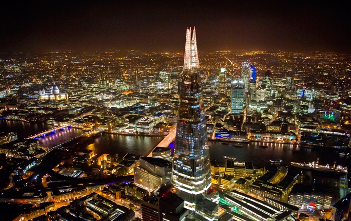 View from the Shard, London