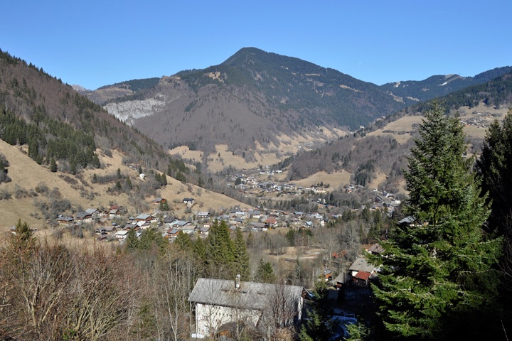 The valley down to St Jean d'Aulps, French Alps