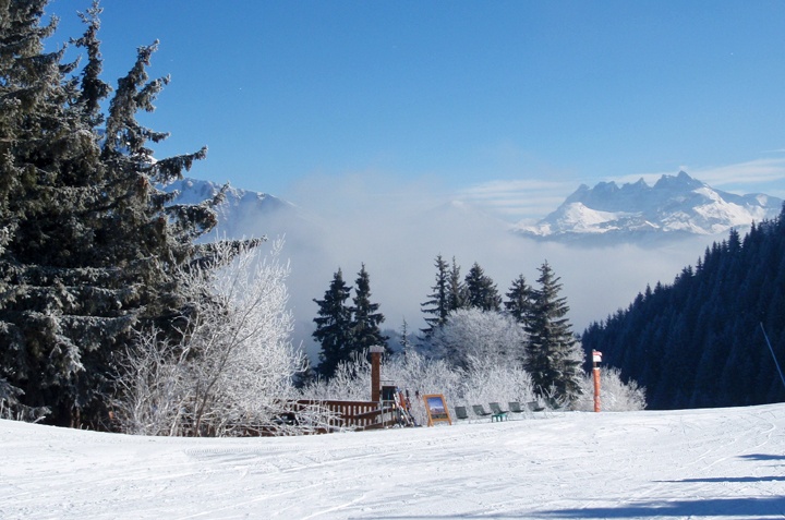 Views of the Dents du Midi from La Grande Terche, French Alps