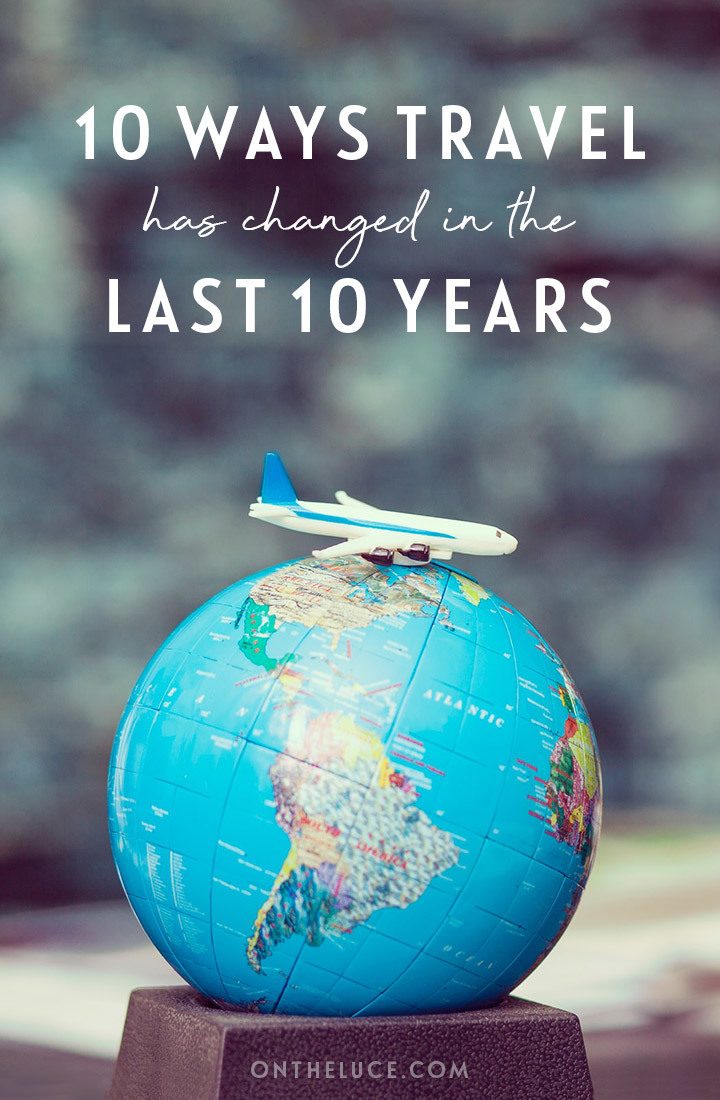 how has travel changed over the years
