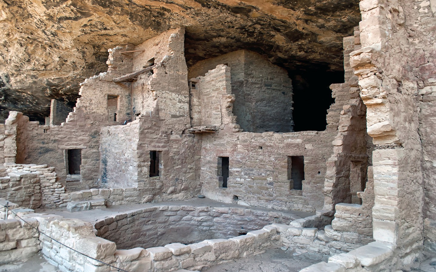 Rumah Pohon Cemara di Taman Nasional Mesa Verde, Colorado