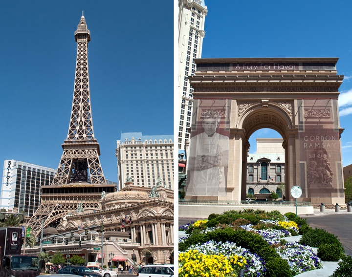 Las Vegas Does The World On Luce Travel Blog Paris Las Vegas On The Strip