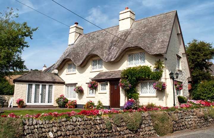 Country cottage in Croyde, Devon, UK