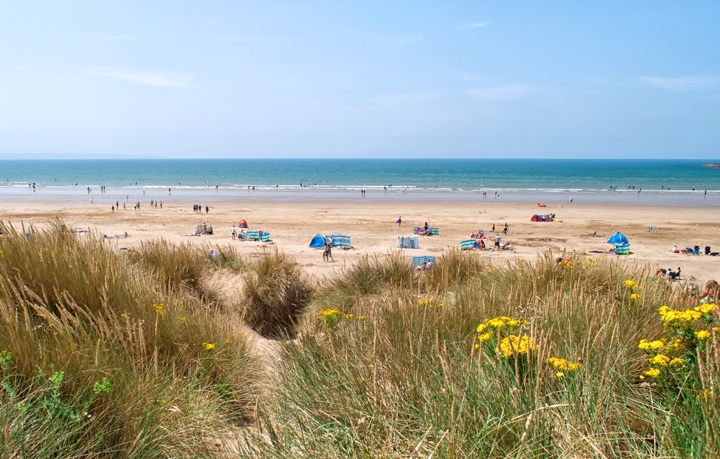 Saunton Sands, near Croyde, Devon, UK