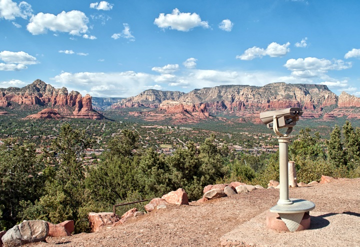 View from Airport Mesa, Sedona, Arizona, USA