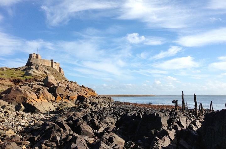 Lindesfarne Island in Northumbria