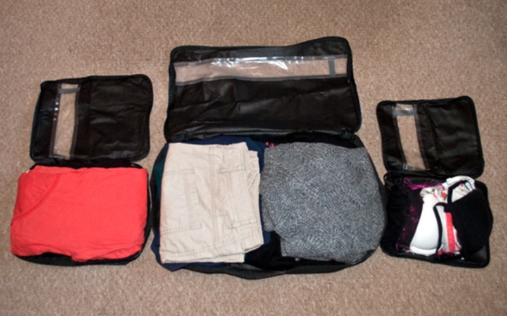 Packing cubes test and review