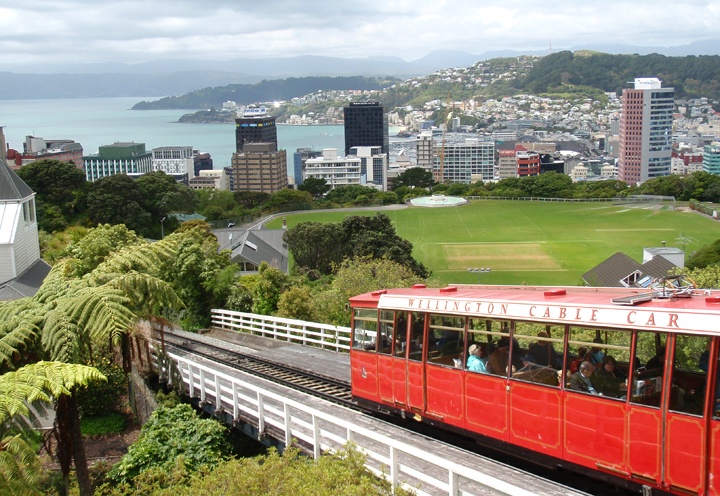 Wellington in New Zealand
