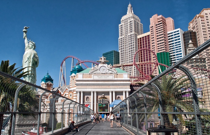 New York New York casino, Las Vegas Nevada USA
