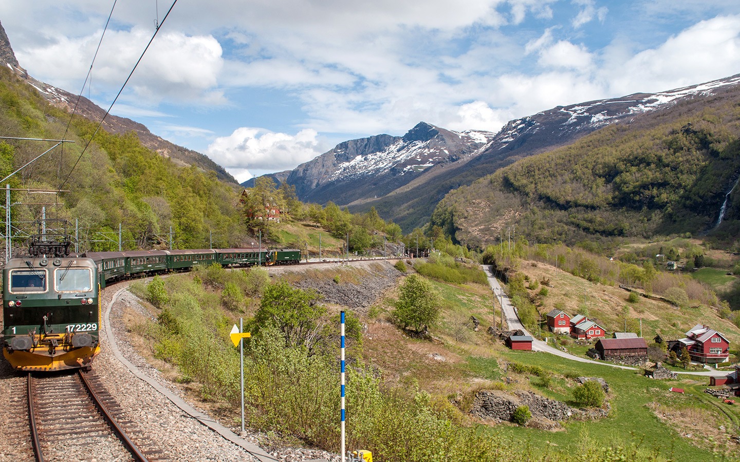 train travel through norway