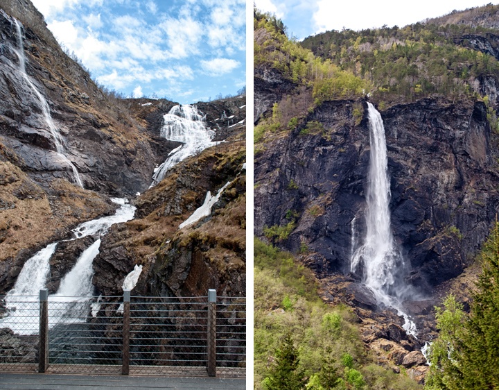 Flamsbana scenic railway in Norwegian fjords