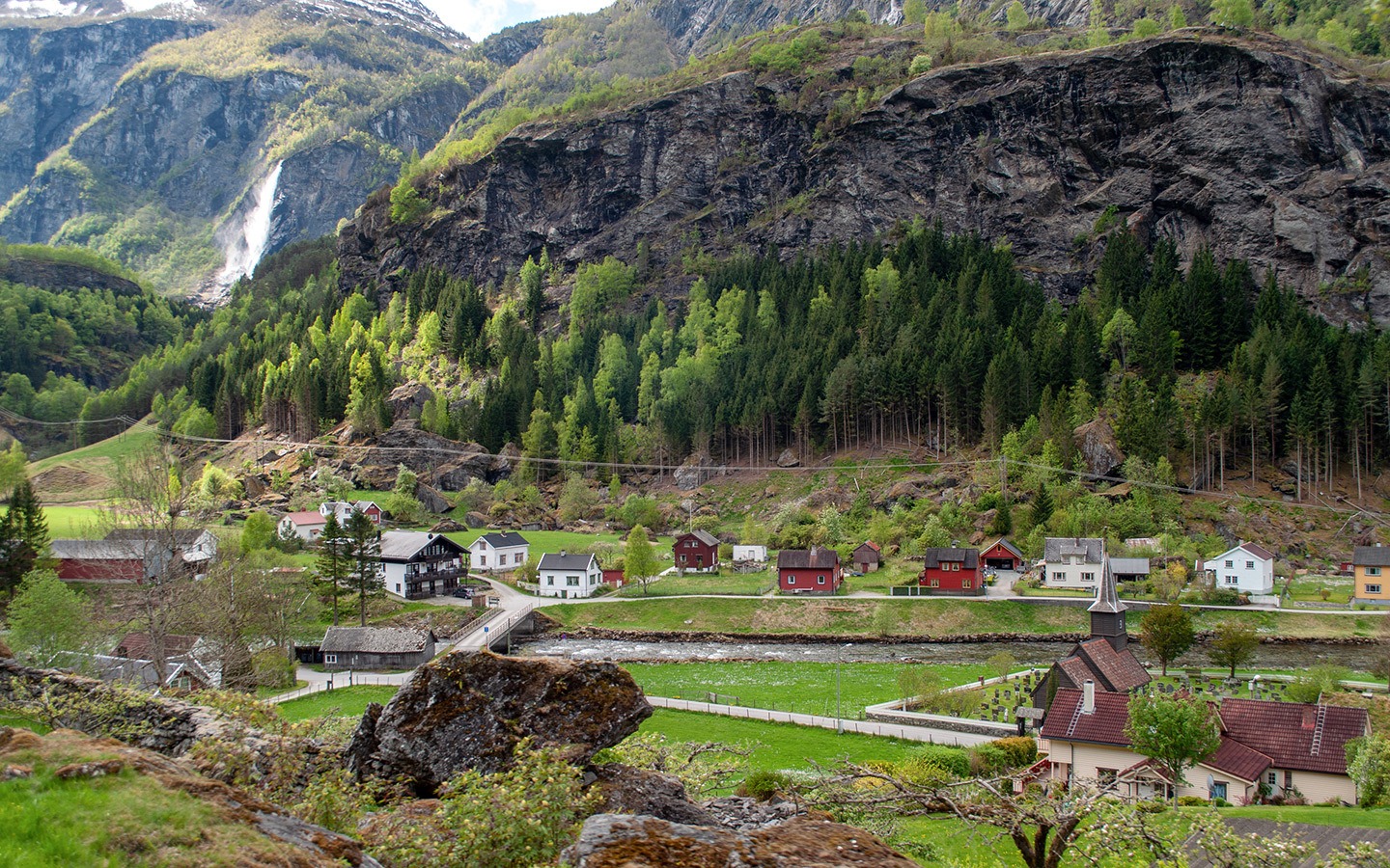 The Flåm Railway in Norway