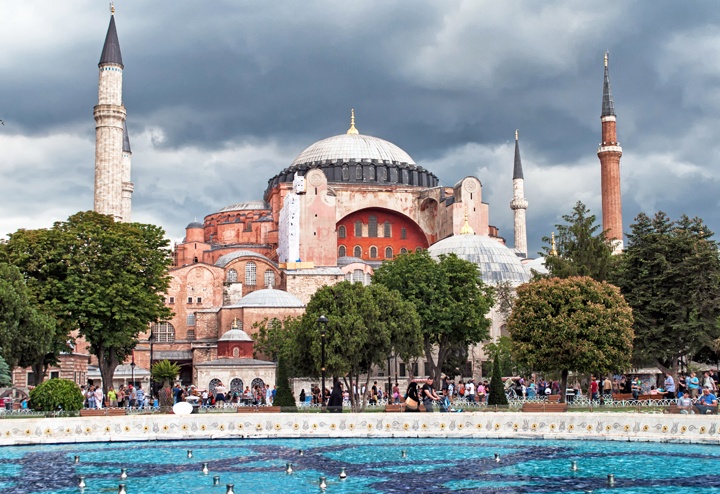 The Hagia Sophia in Istanbul