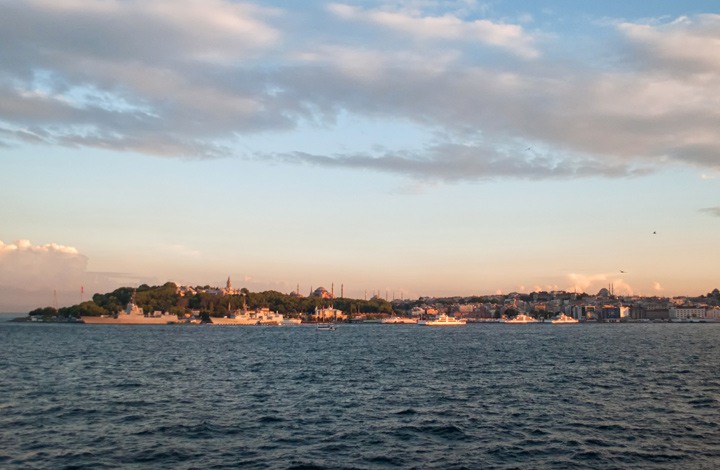 Sunset over Istanbul, Turkey