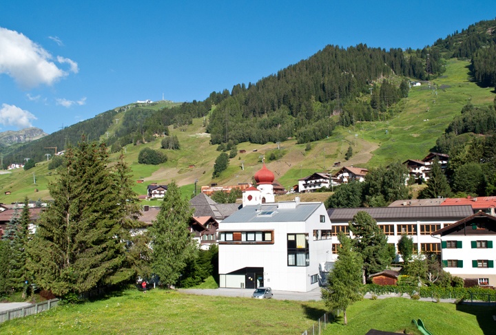 View from the Valluga Hotel St Anton