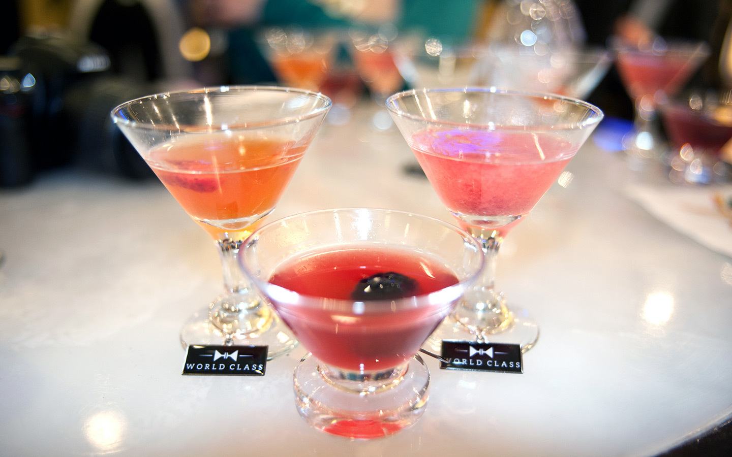 The World Class cocktail bar on Celebrity Equinox
