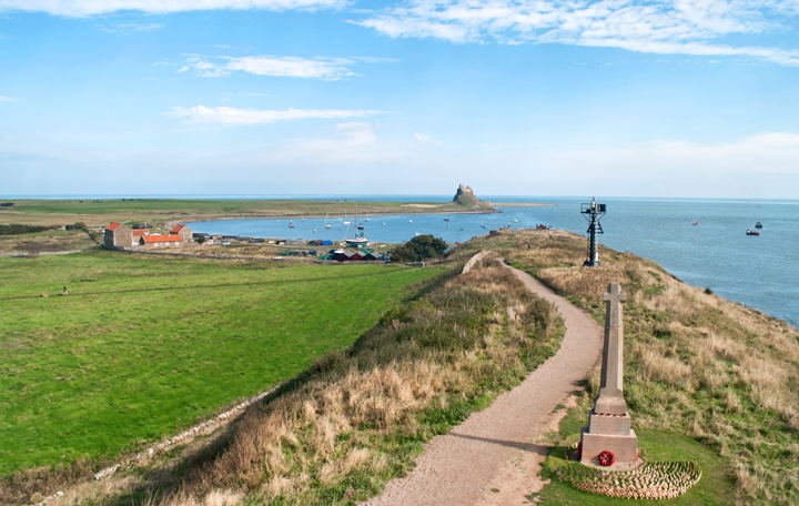 Views across Holy Island