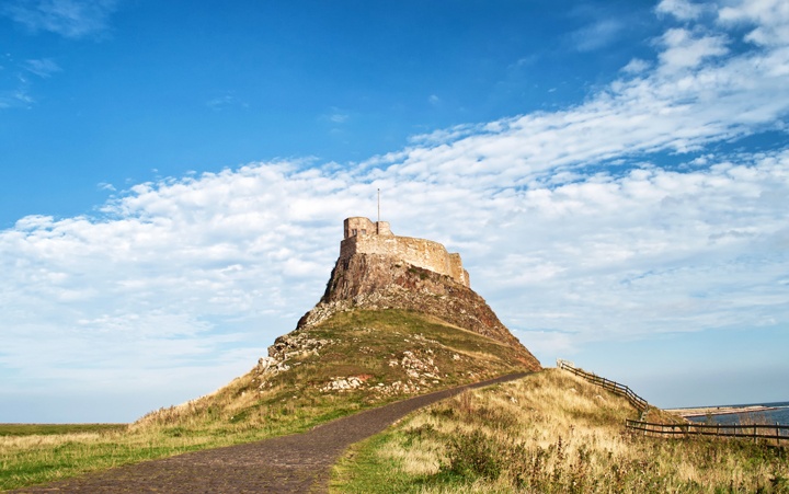 Lindisfarne Castle on Holy Island
