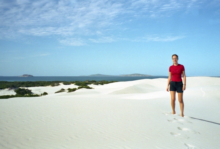 Sand dunes in Esperance, Western Australia
