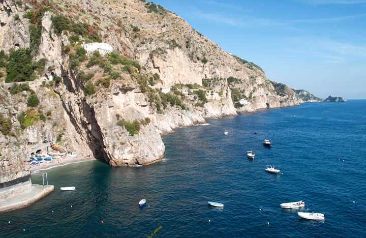 Praiano coastline, Amalfi Coast