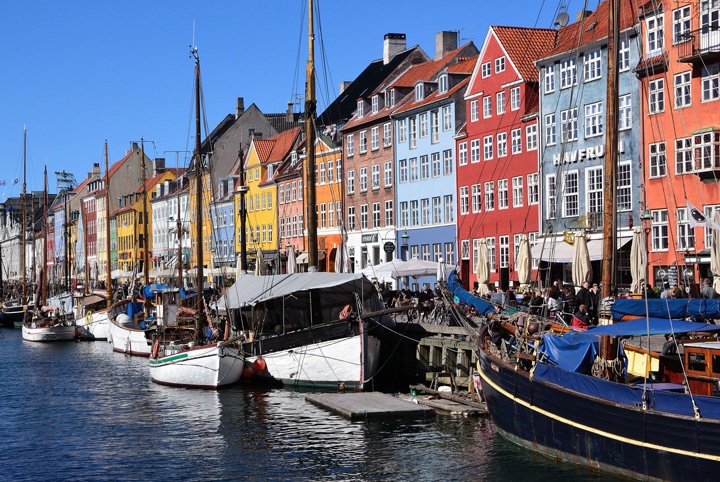 Copenhagen's Nyhavn waterfront district – photo credit Jørgen Falck on Flickr