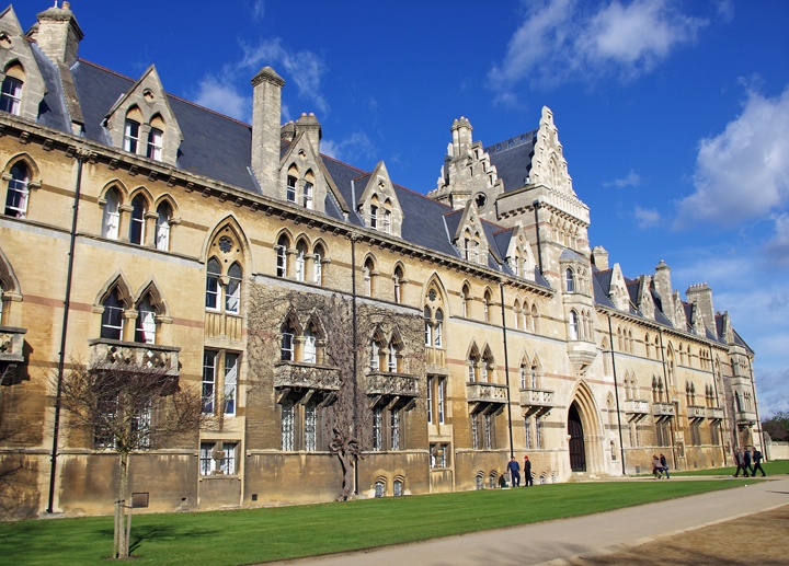 Outside Christ Church College