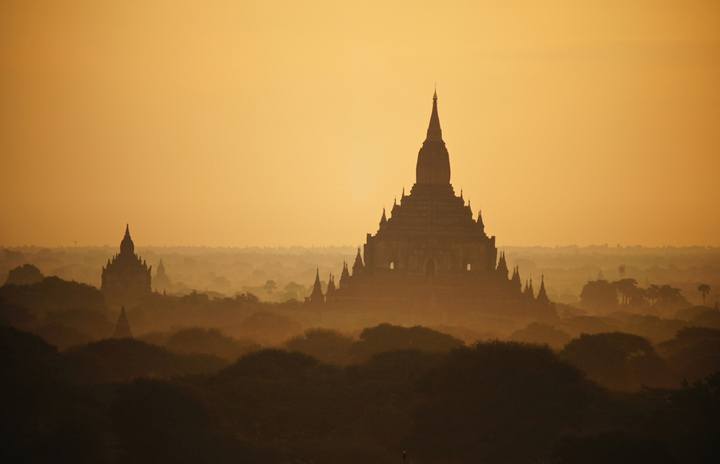 Temples at Bagan, Burma