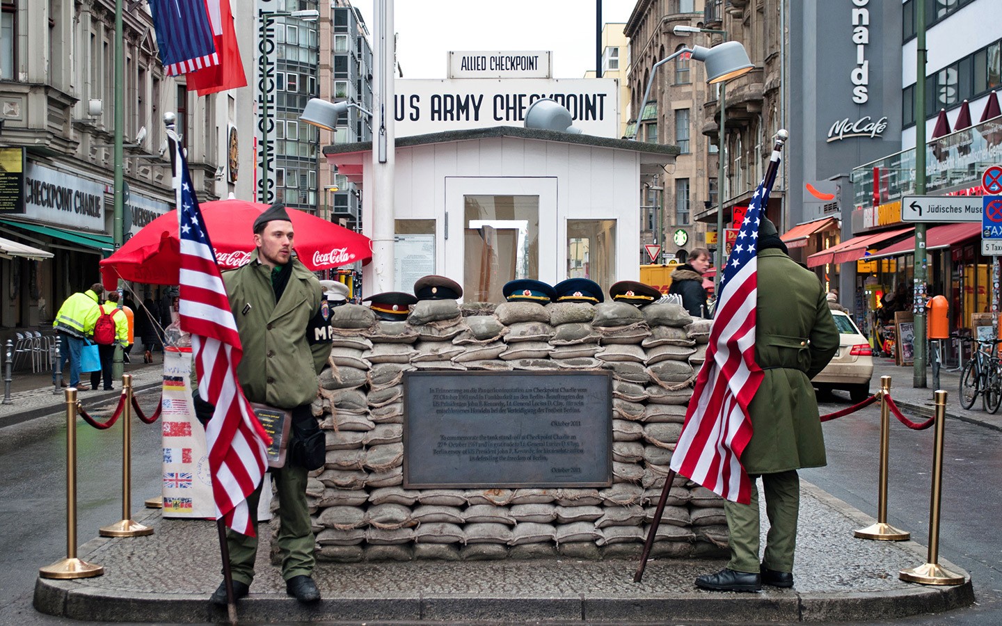Checkpoint Charlie – a free thing to do in Berlin on a budget