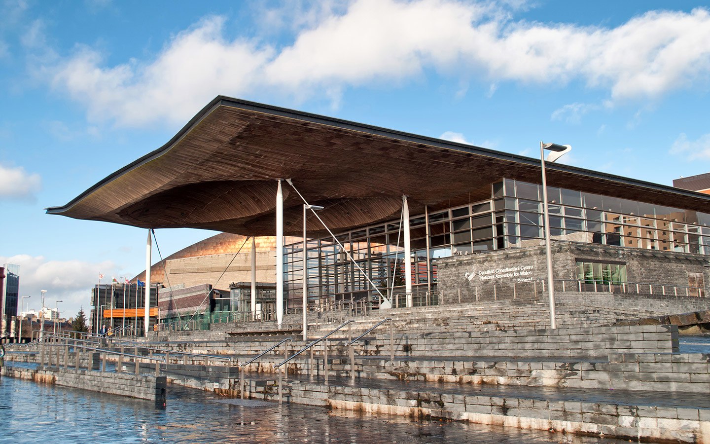 The Senedd – the Welsh Assembly's parliament building