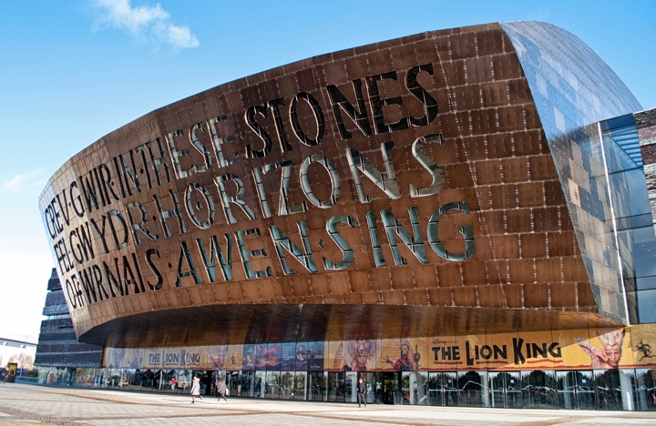Millennium Centre in Cardiff Bay, Wales