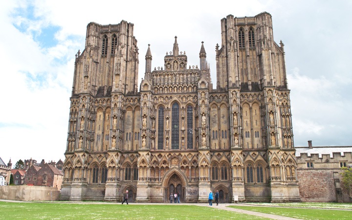 Wells cathedral in Somerset