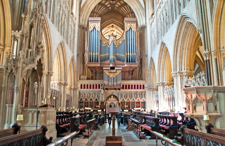 Wells cathedral in Somerset
