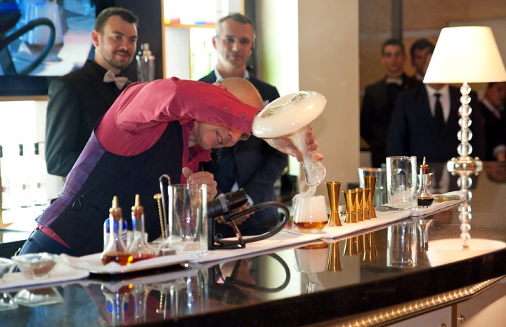 Cocktail making in the World-Class Bar