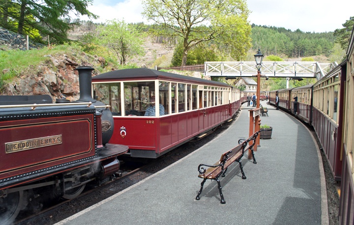 Tan-y-Bwlch station on the Ffestiniog Railway