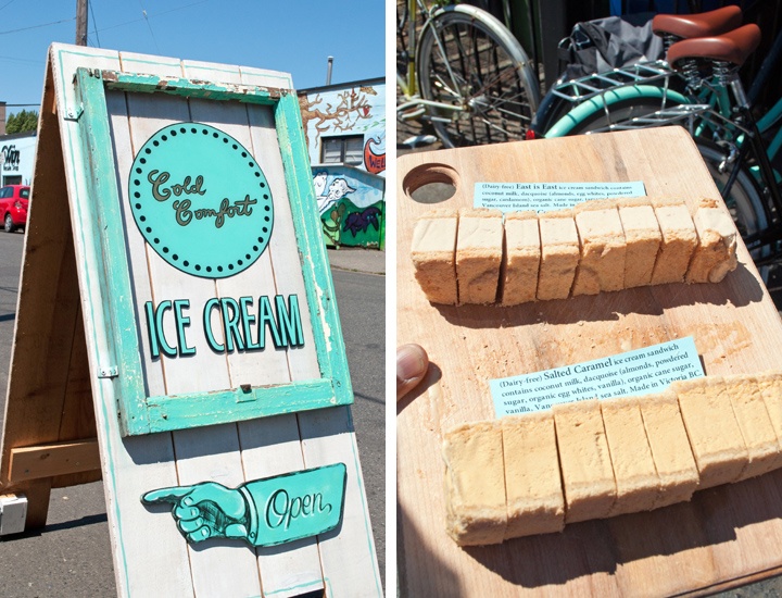 Cold Comfort ice cream in Victoria