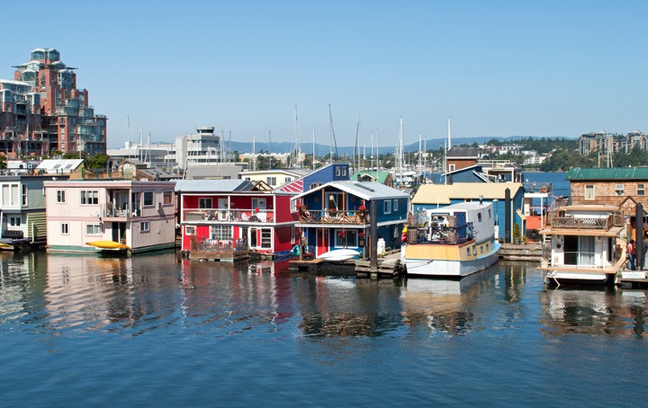 Fisherman's Wharf in Victoria, British Columbia